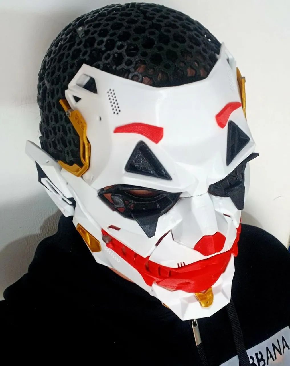 Mascara CyberPunk Joker Impressão 3D PLA 