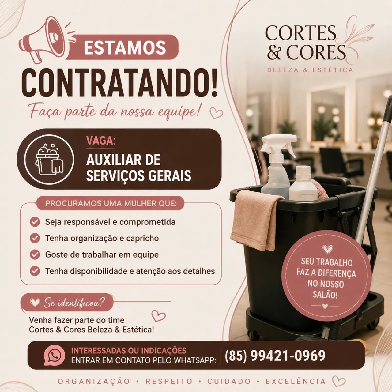 Contrato para serviços gerais