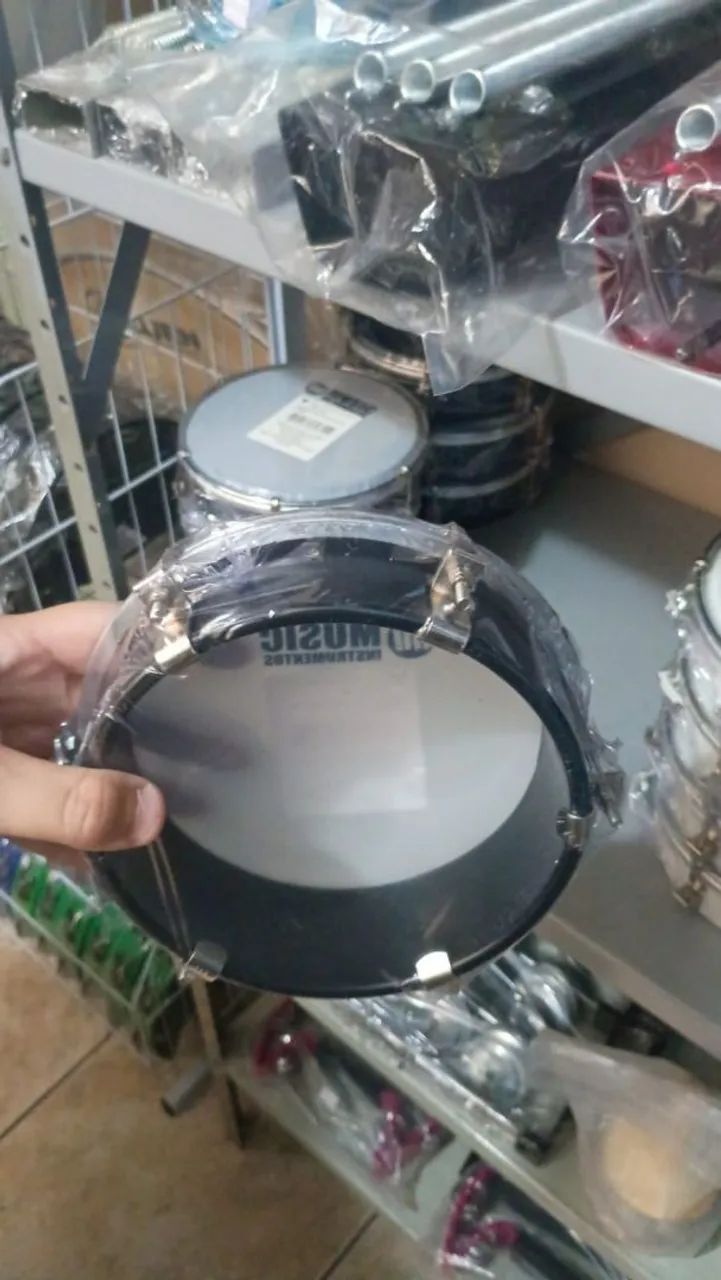 Tamborim 6" polegadas Profissionais M music na promoção  - Foto 4