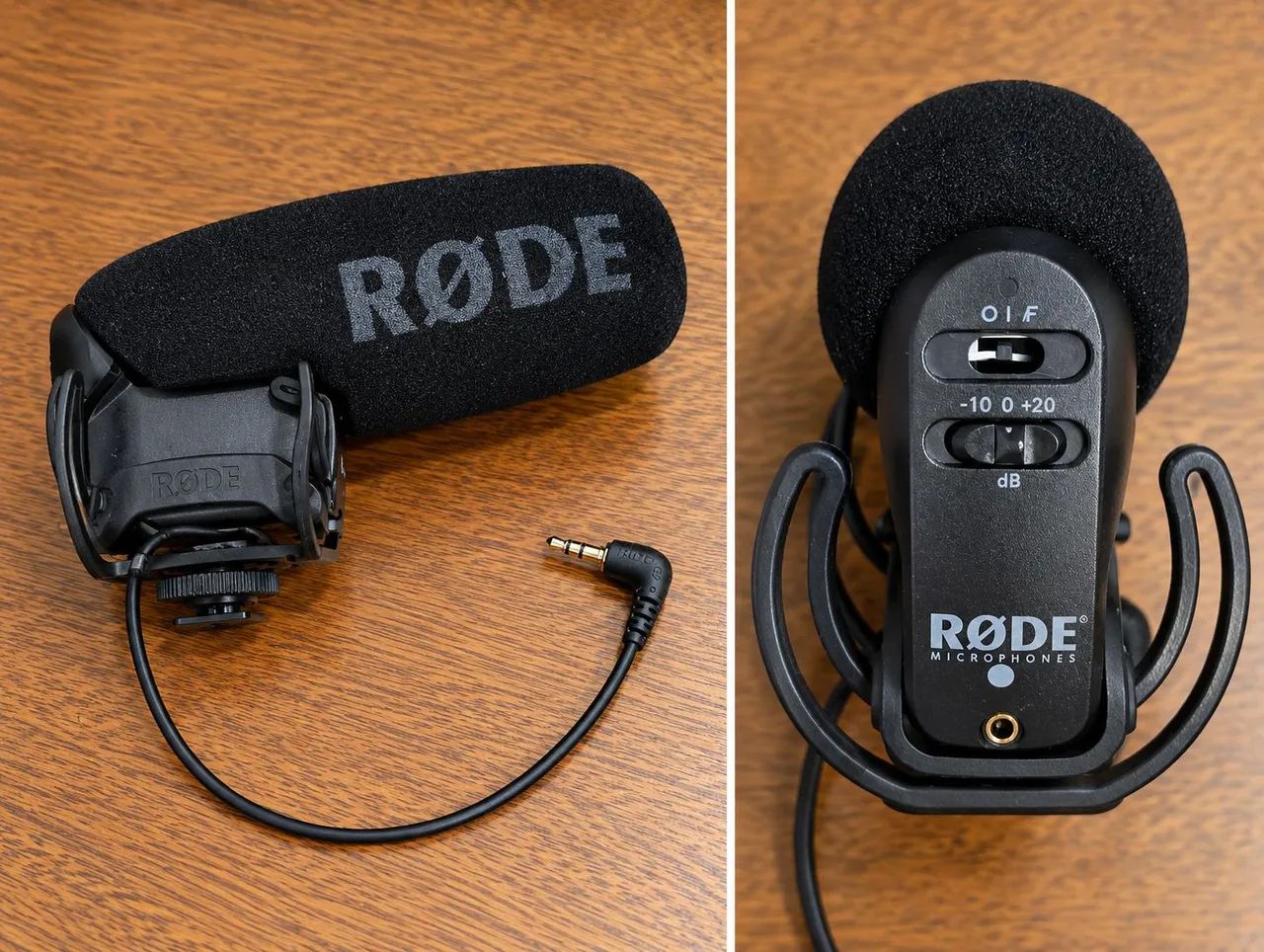 Microfone RØDE VideoMic Pro Shotgun para Câmera + Shock Mount