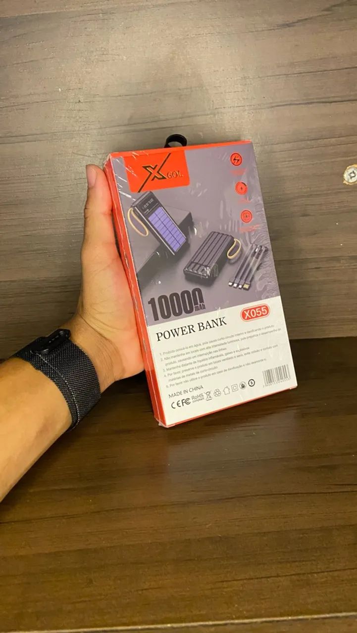 POWER BANK COM PAINEL SOLAR - Foto 3