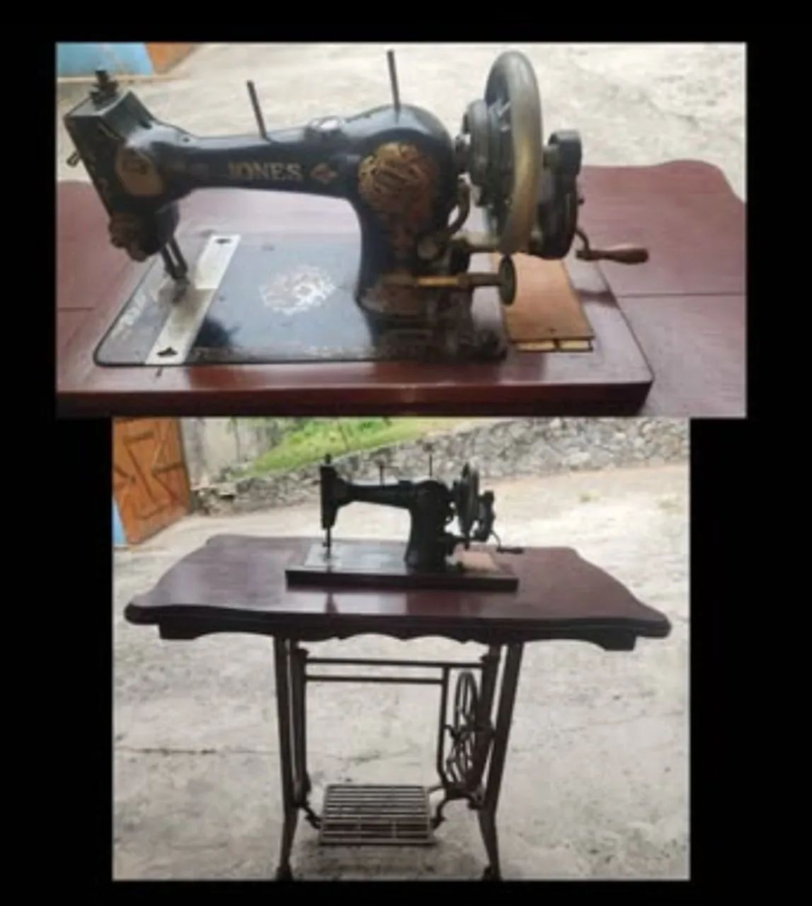 Máquina de costura - antiguidade funcionando - Foto 3