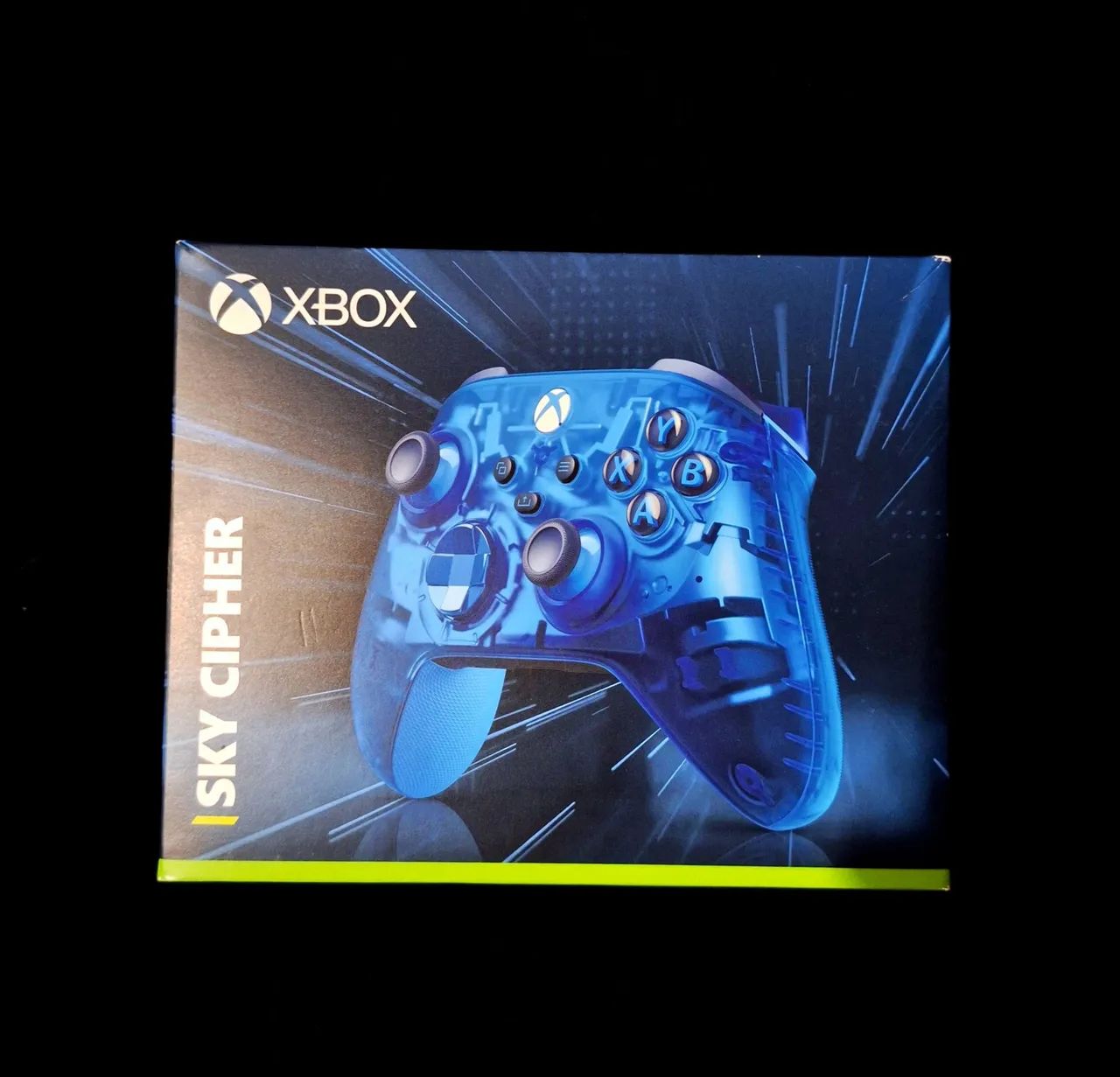 Xbox Controller Edição Especial Azul Transparente Sky Cipher Translucido