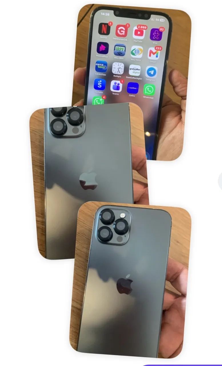コンピュータ・IT iPhone12 Pro Max IPHONE 12 PRO MAX - SUPER CONSERVADO - Celulares e Smartphones
