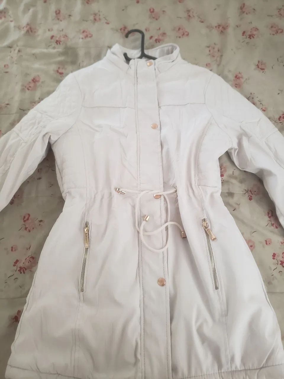 Vendo casaco off white  P - Foto 2