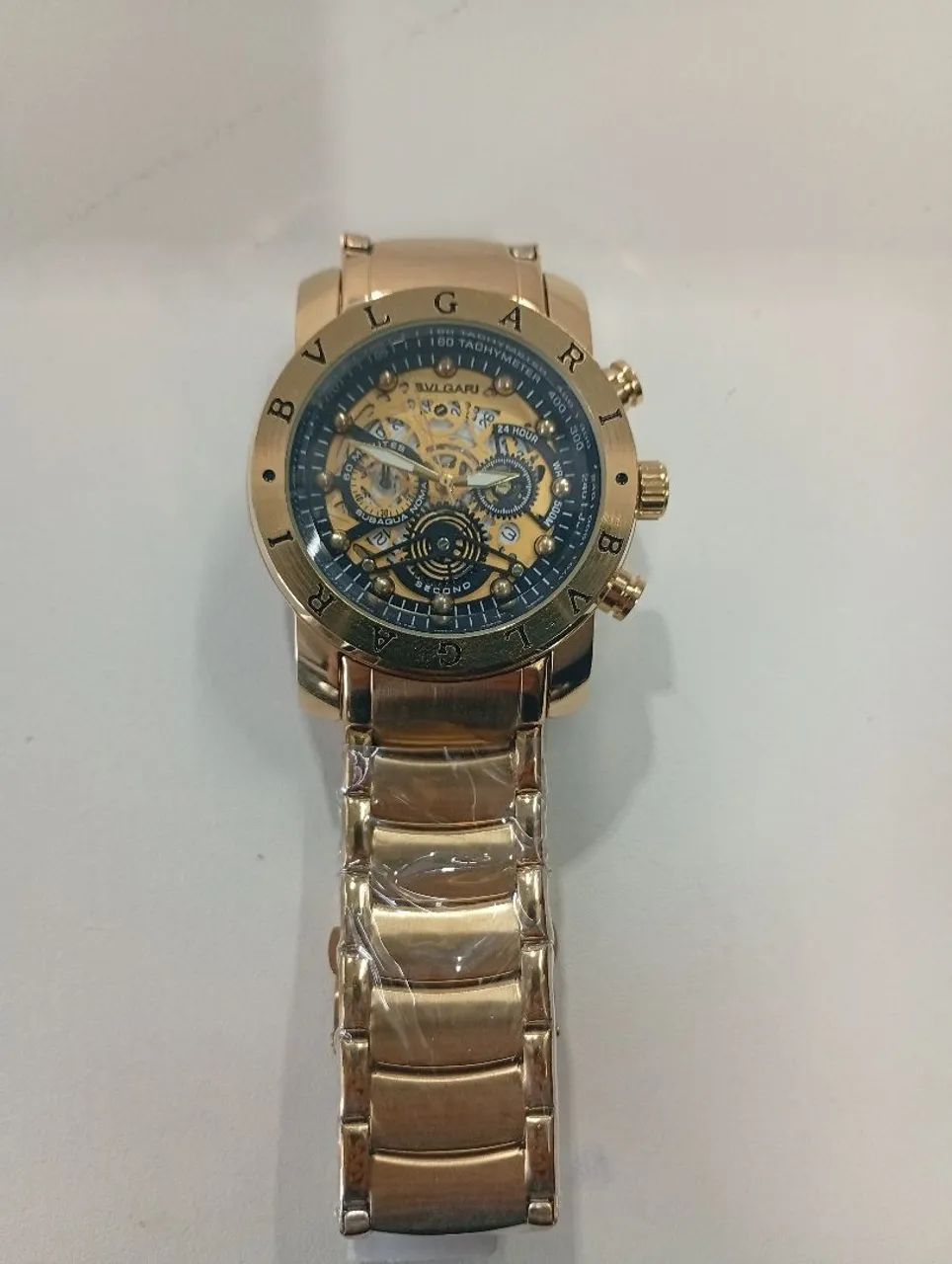 RELÓGIO BVLGARI FUNDO DE VIDRO  - Foto 3