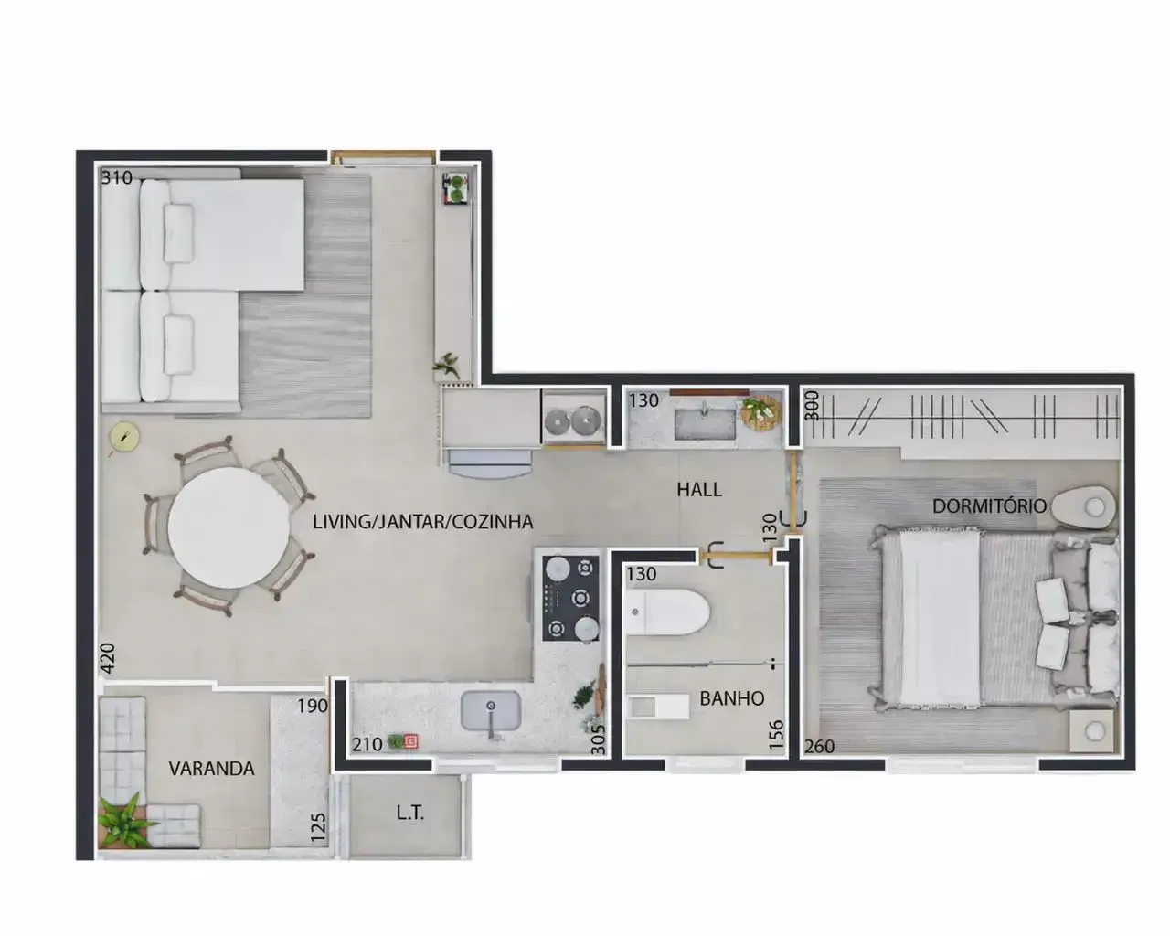 PLANTA 36m²