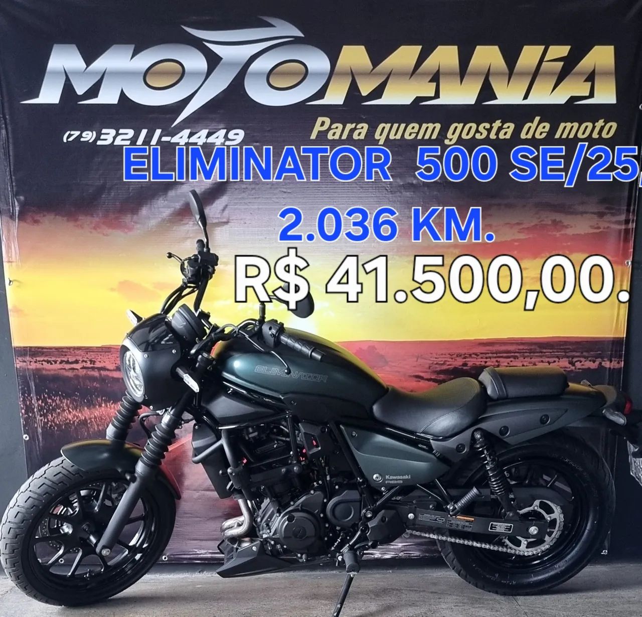 ELIMINATOR 500 SE/25 .2.036 KM.