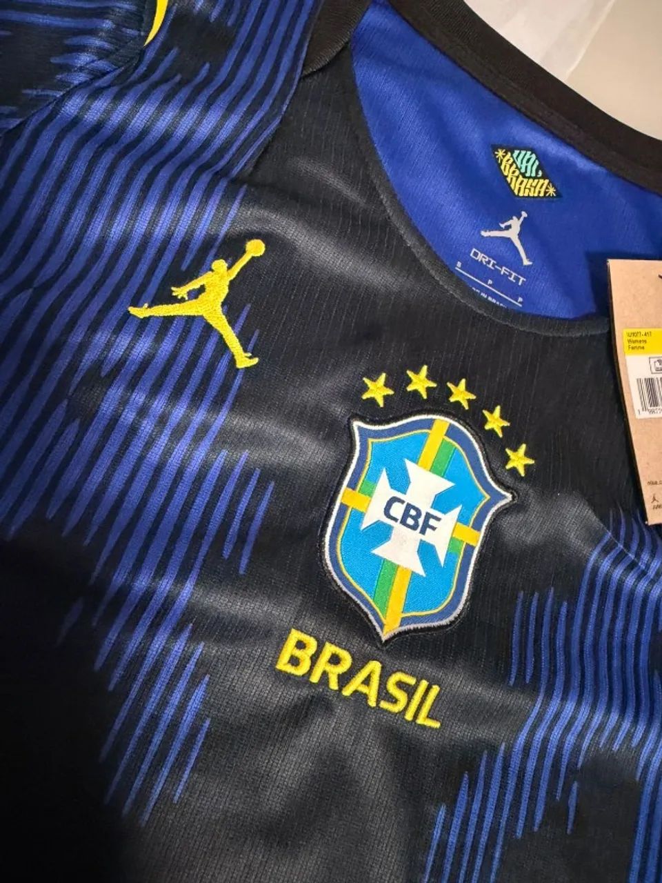 Camisa Brasil Feminina Azul - Foto 5