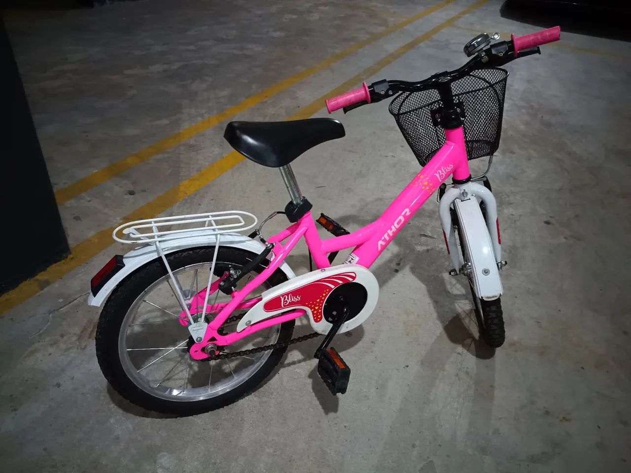 Bicicleta infantil aro 16 Athor Bliss rosa - Foto 4