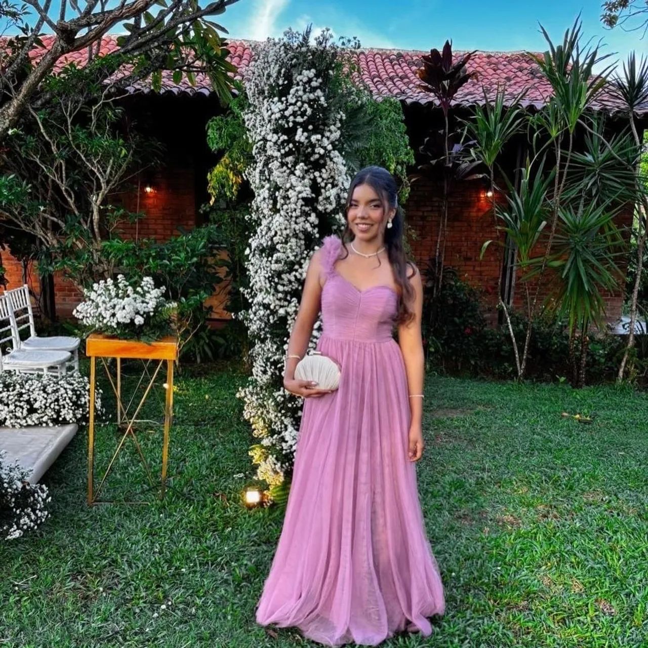 VESTIDO LILÁS PARA MADRINHA  - Foto 2