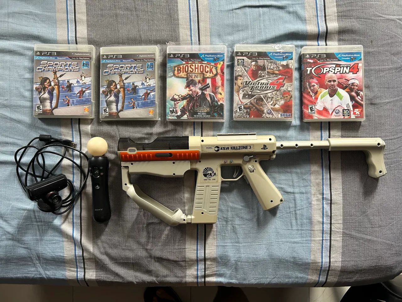 Kit Move Ps3 + Jogos (2 Vendidos)