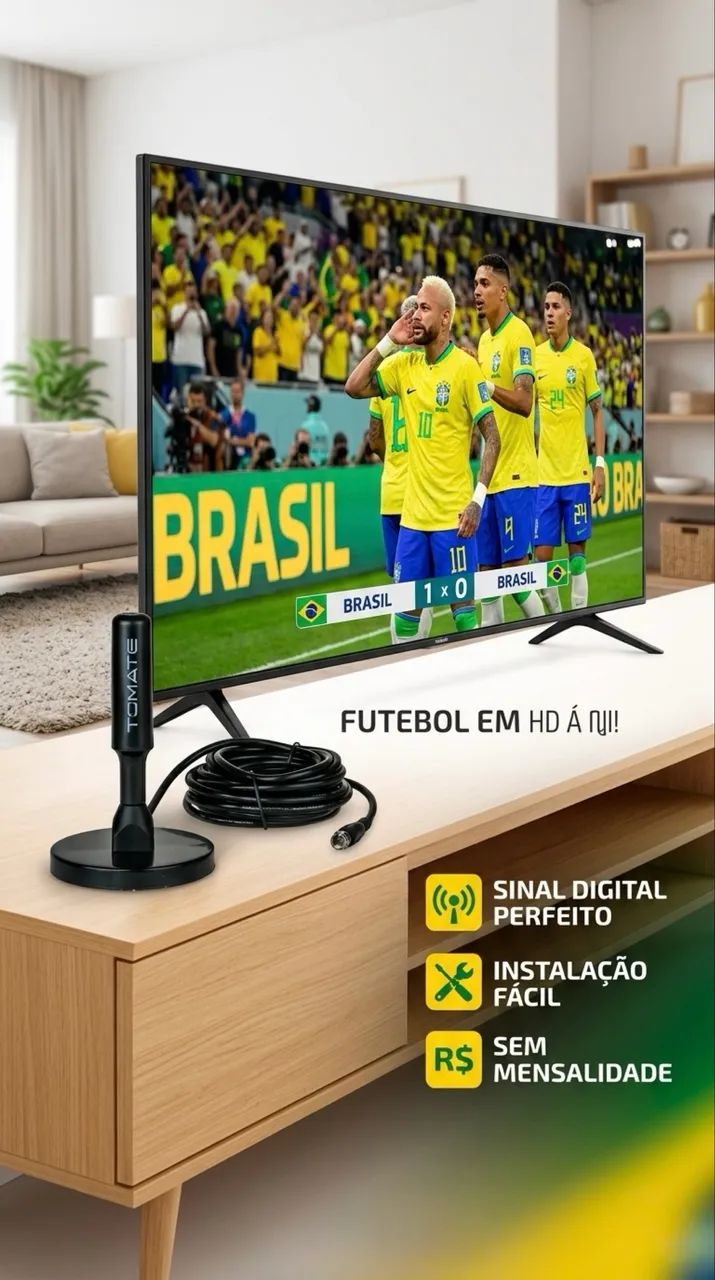 Antena interna digital para TV