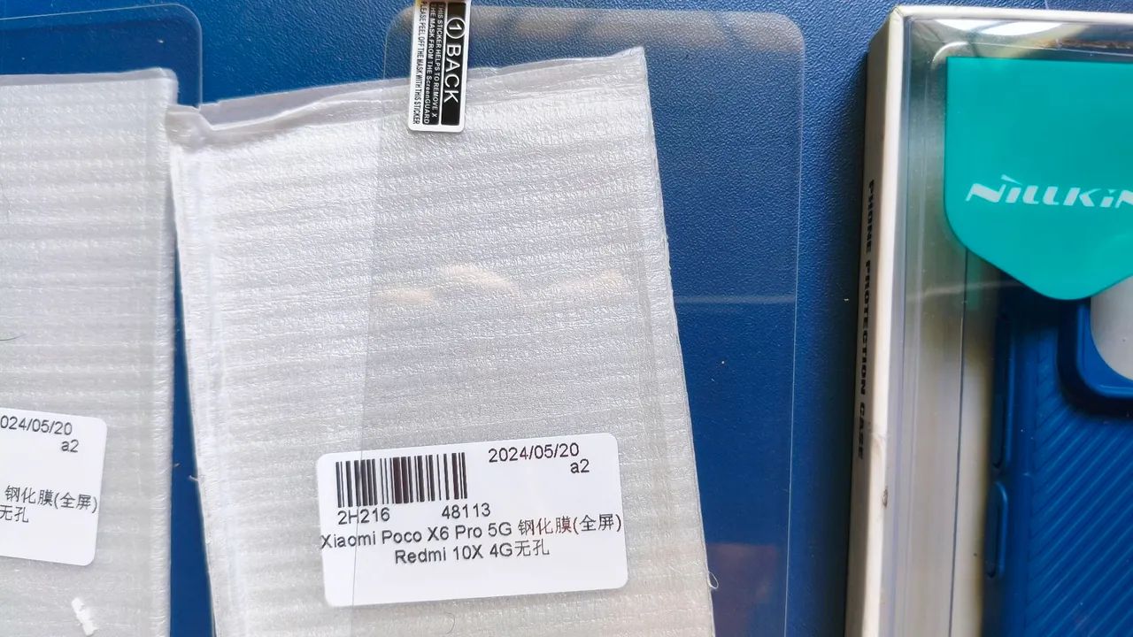 Kit capa e película Poco X6 pro - Foto 4