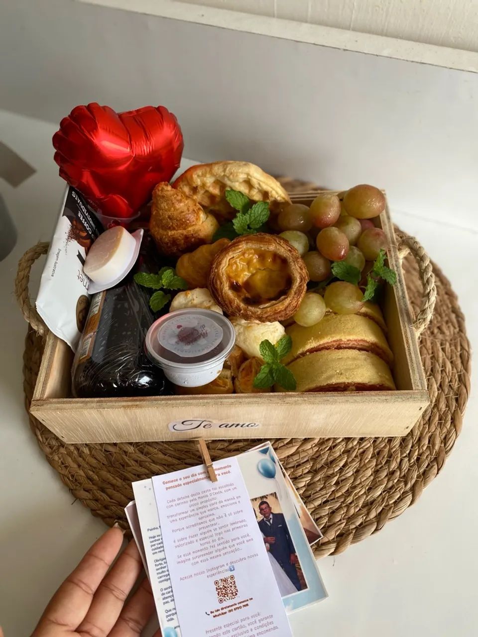 Cesta de café da manhã  personalizada com entrega  - Foto 3