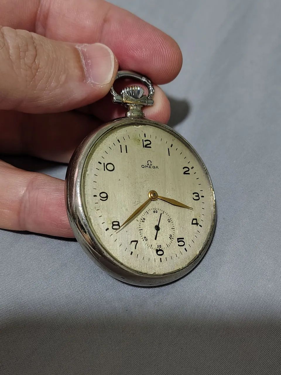 RELOGIO DE BOLSO OMEGA! REVISADO! IMPECÁVEL  - Foto 2
