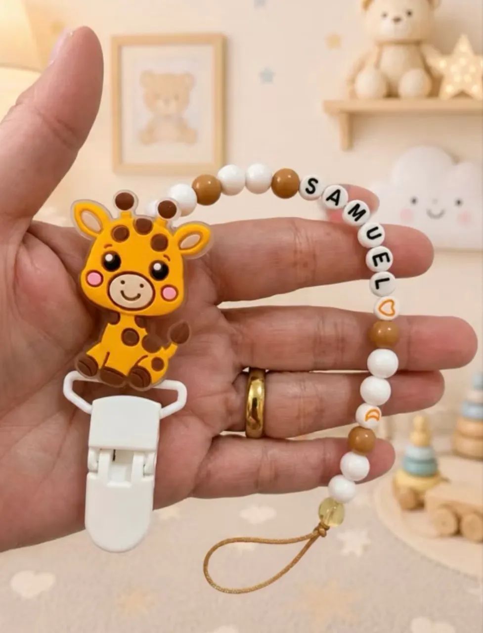 PRENDEDOR DE CHUPETA PERSONALIZADO  - Foto 4