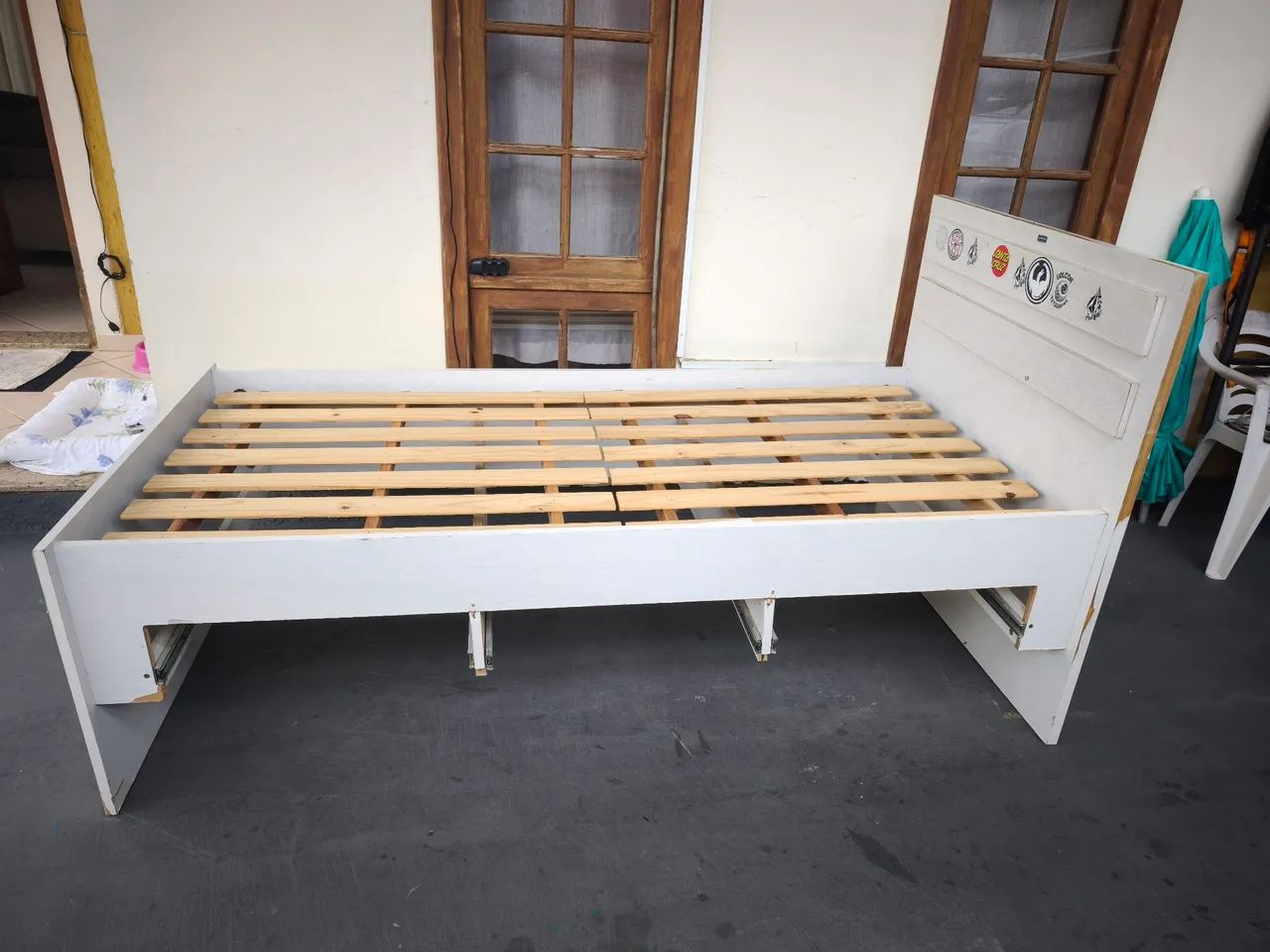 (DOAÇÃO)Cama Bicama com gavetas - Foto 3
