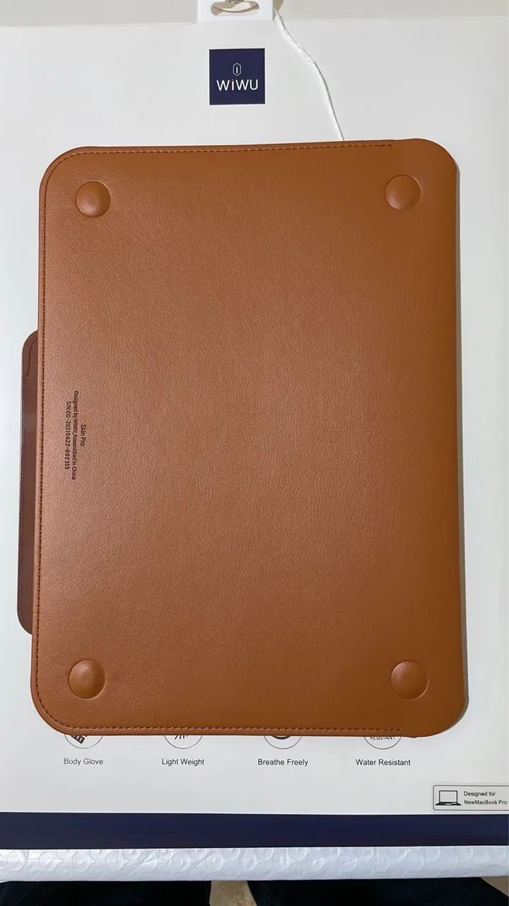 Capa Case Wiwu para Notebook de até 13.6 Polegadas - Marrom  - Foto 3
