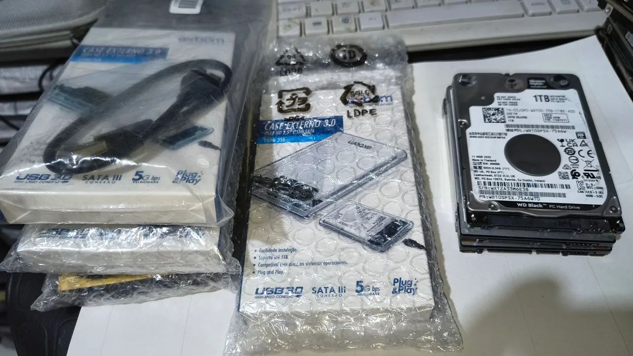HD Externo (Casa + HD 1 TERABYTE)