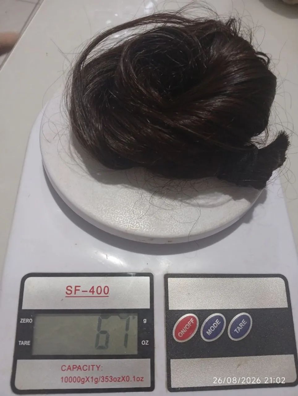 Vendo cabelo humano Natural, virgem 
