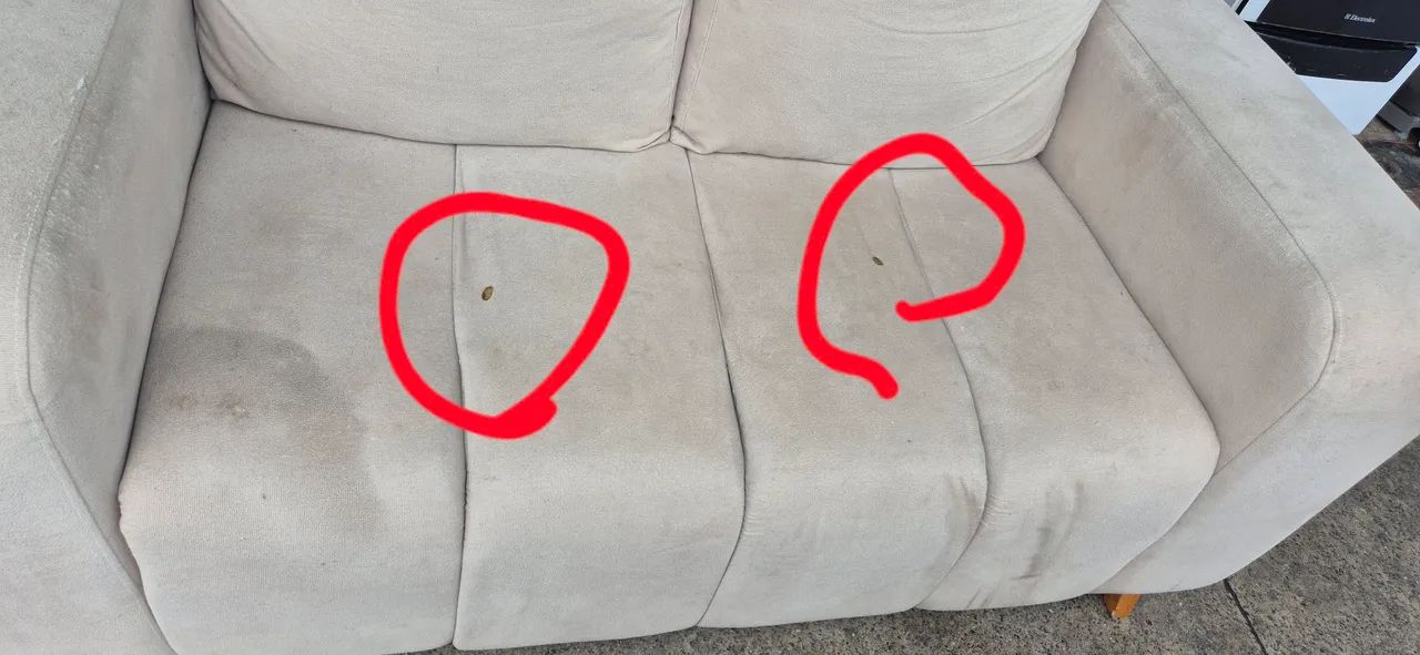 JOGO DE SOFÁ 3 E 2 LUGARES. PÉS DE MADEIRA VENDO SEPARADO TAMBÉM  - Foto 5