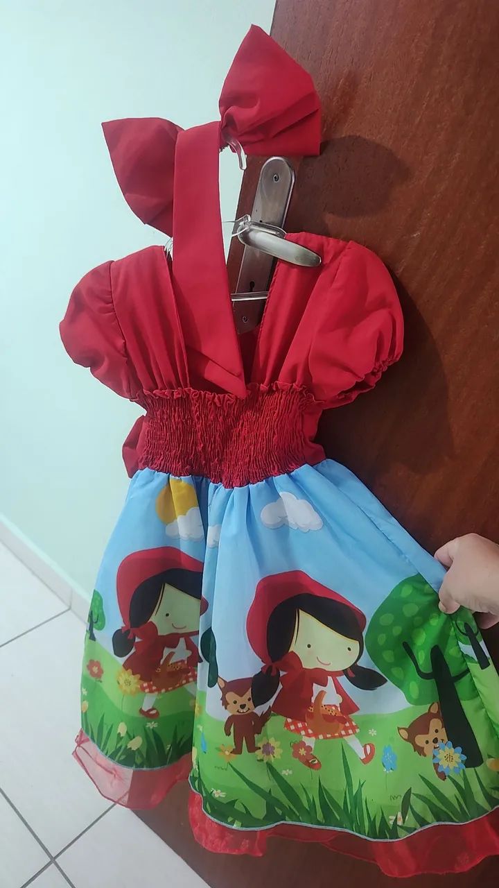 Vestido chapeuzinho vermelho  - Foto 2