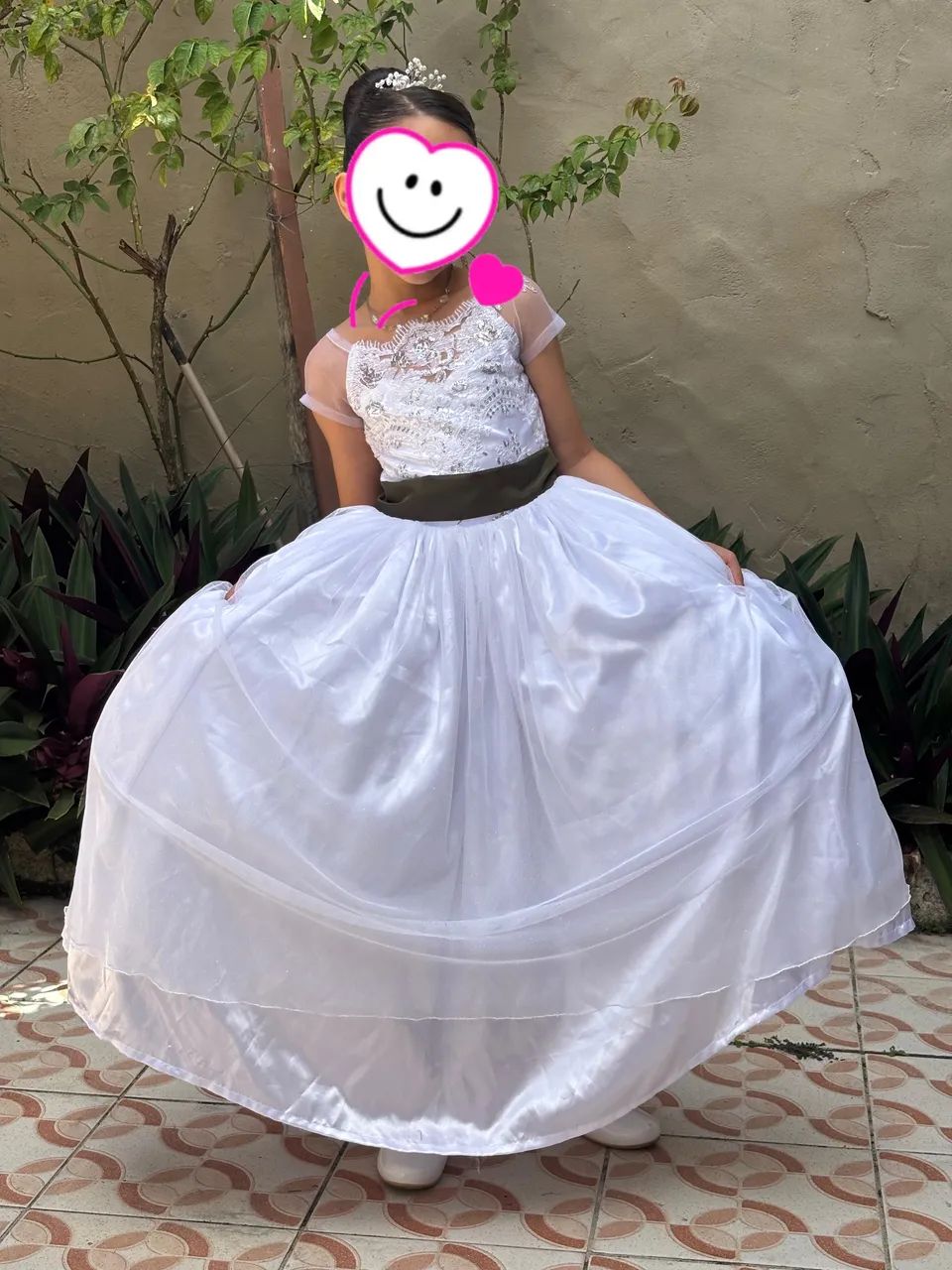 Vestido branco para formatura daminha