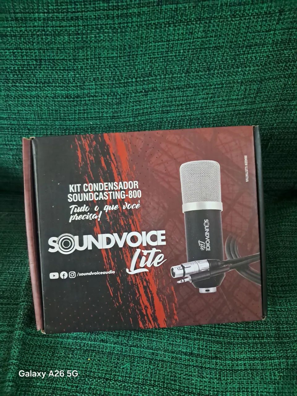 Kit para poucas microfone e acessorios - Foto 5