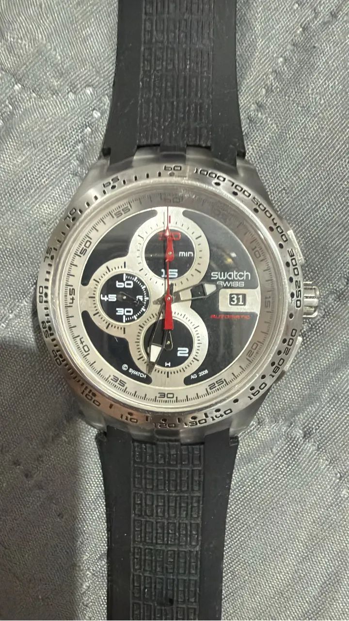 Relógio Swatch cronógrafo automático 