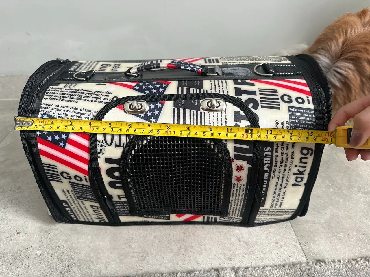 Bolsa de transporte pet