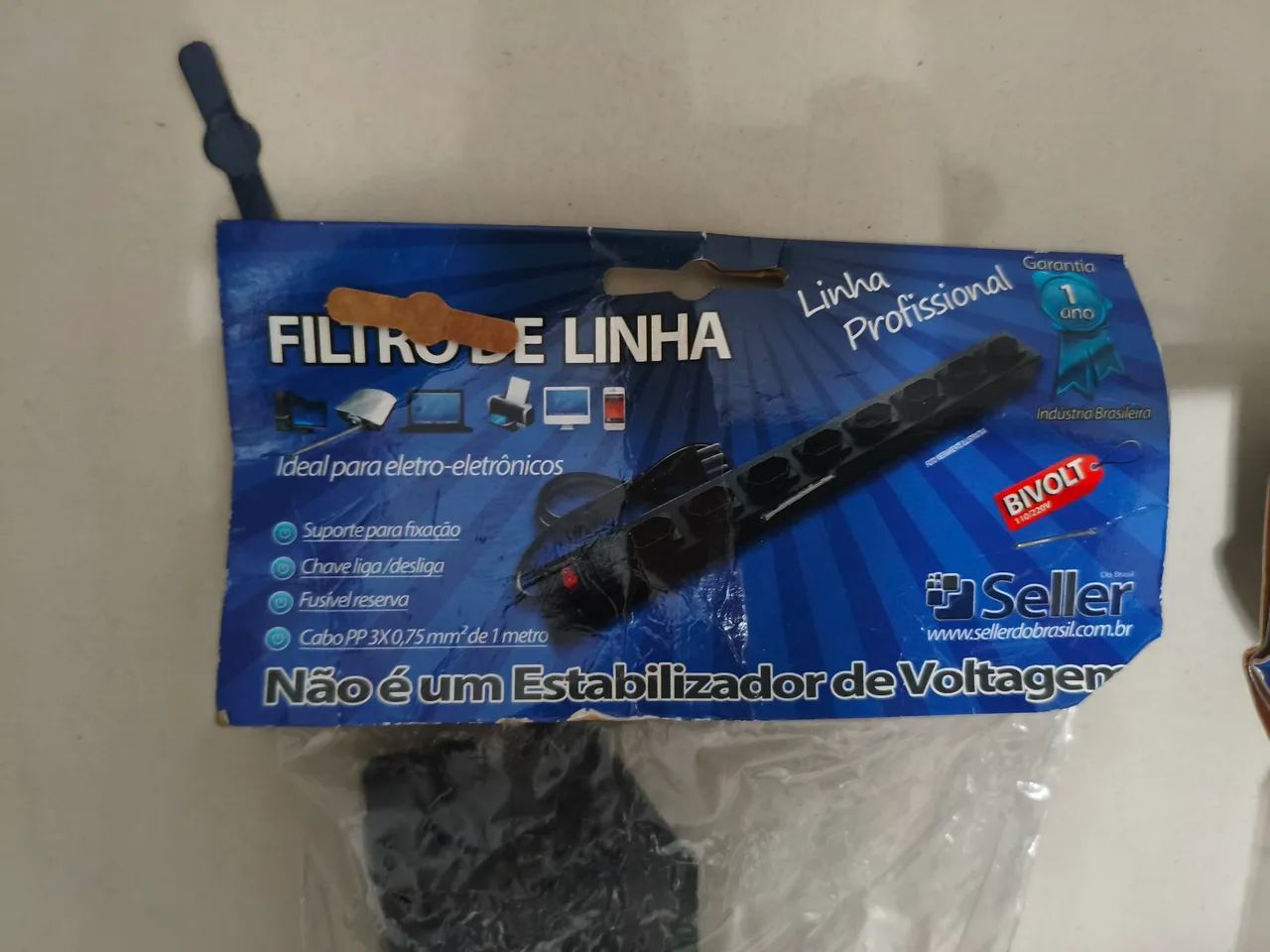 Filtro de linha Saller 8 tomadas  - Foto 2
