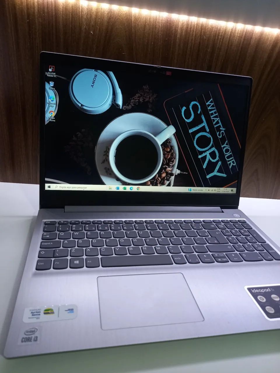 Notebook Lenovo (MUITO CONSERVADO E RÁPIDO)<br>(MUITO RÁPIDO E CONSERVADO)<br> - Foto 3