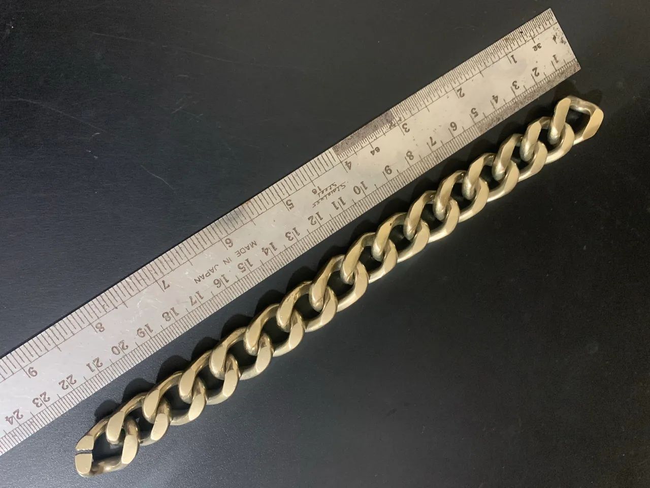 Pulseira de prata 24 cm - Foto 2