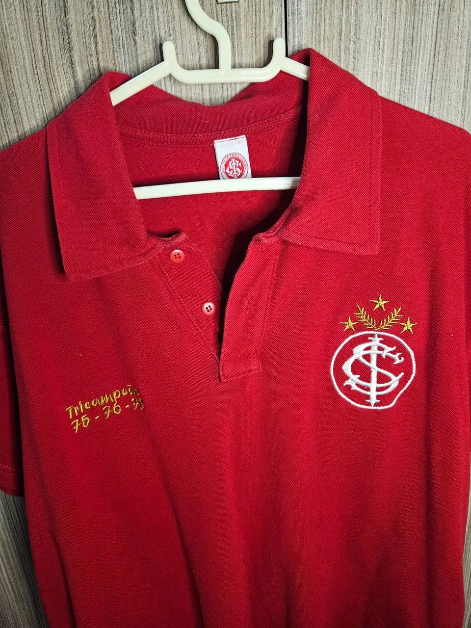 CAMISETA INTERNACIONAL PORTO ALEGRE POLO TRICAMPEÃO  - Foto 6