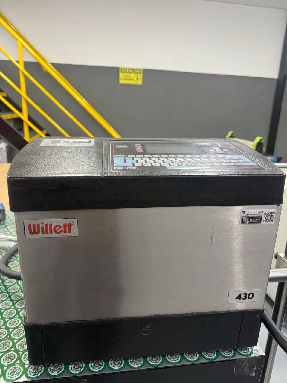 Datadora Industrial Willett 430 Inkjet Completa + Suporte - Foto 2