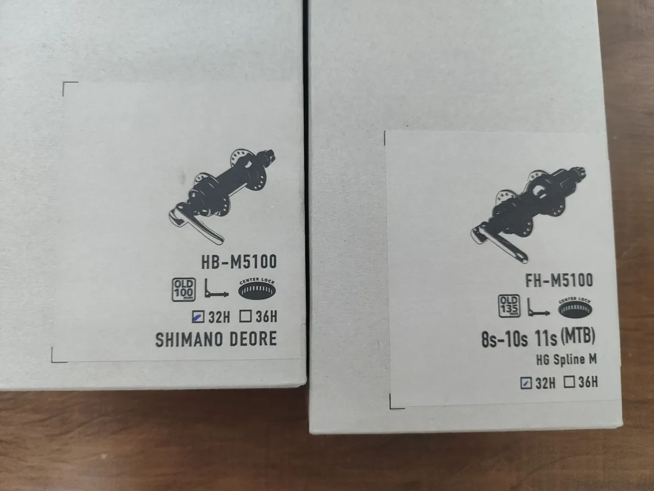 Par de Cubos Shimano Deore 32F Originais,Aceito ofertas!!! - Foto 3