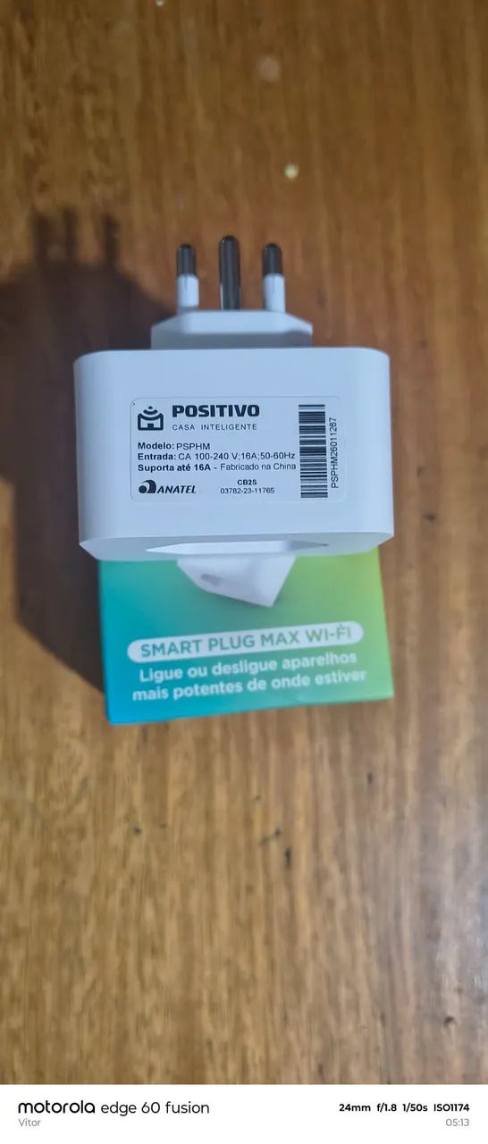 Tomada inteligente positivo 