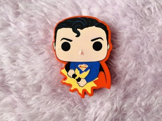 Superman Super-Homem - Protetor de cabo - Kinder Joy Importado