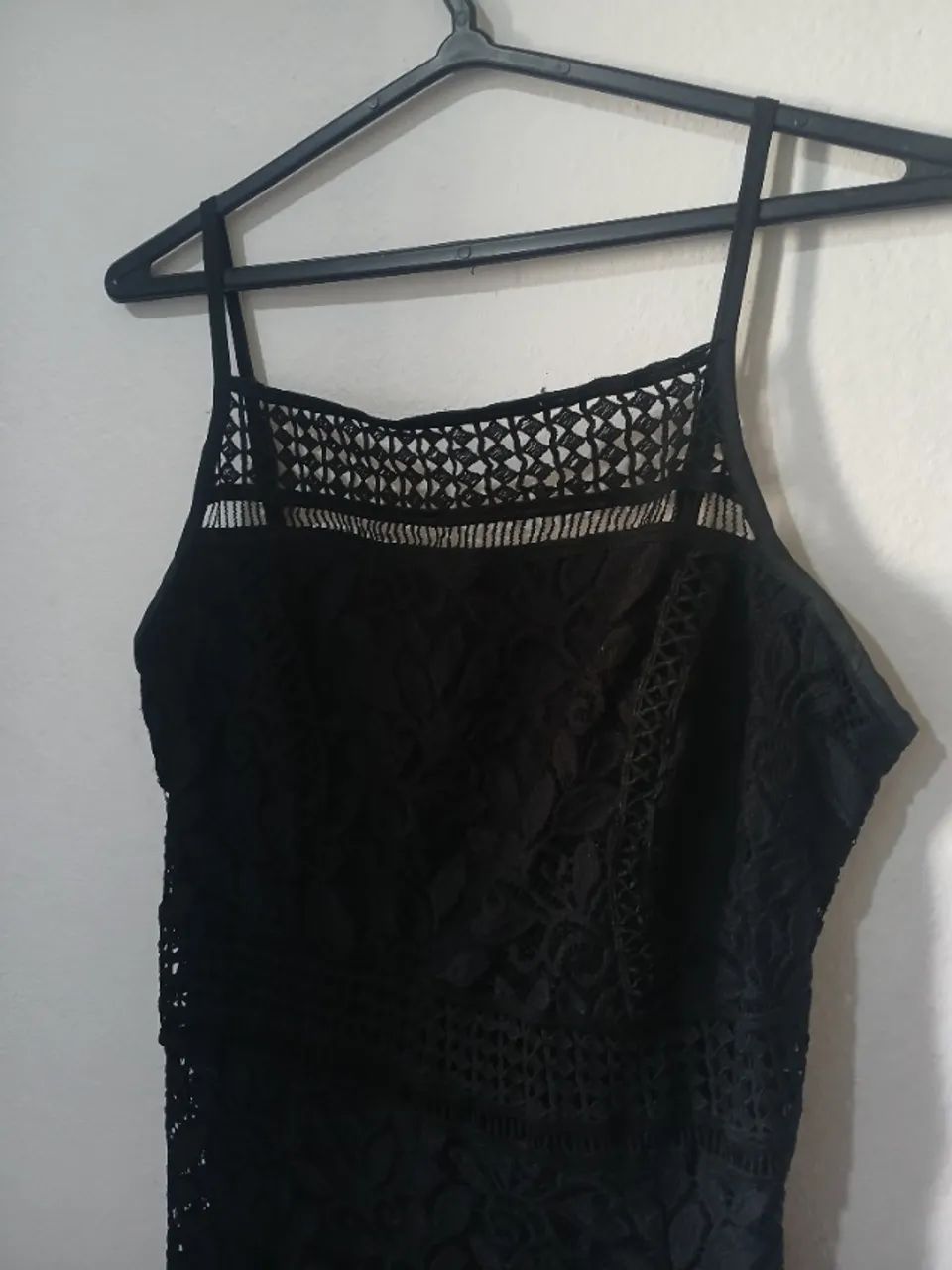 Vestido de renda preto chifon - Foto 2