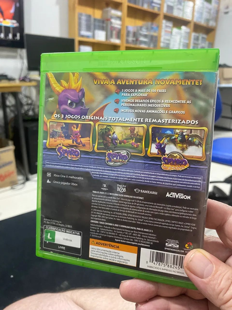 Spyro Reignited Trilogy - Xbox One Mídia Física - Foto 2