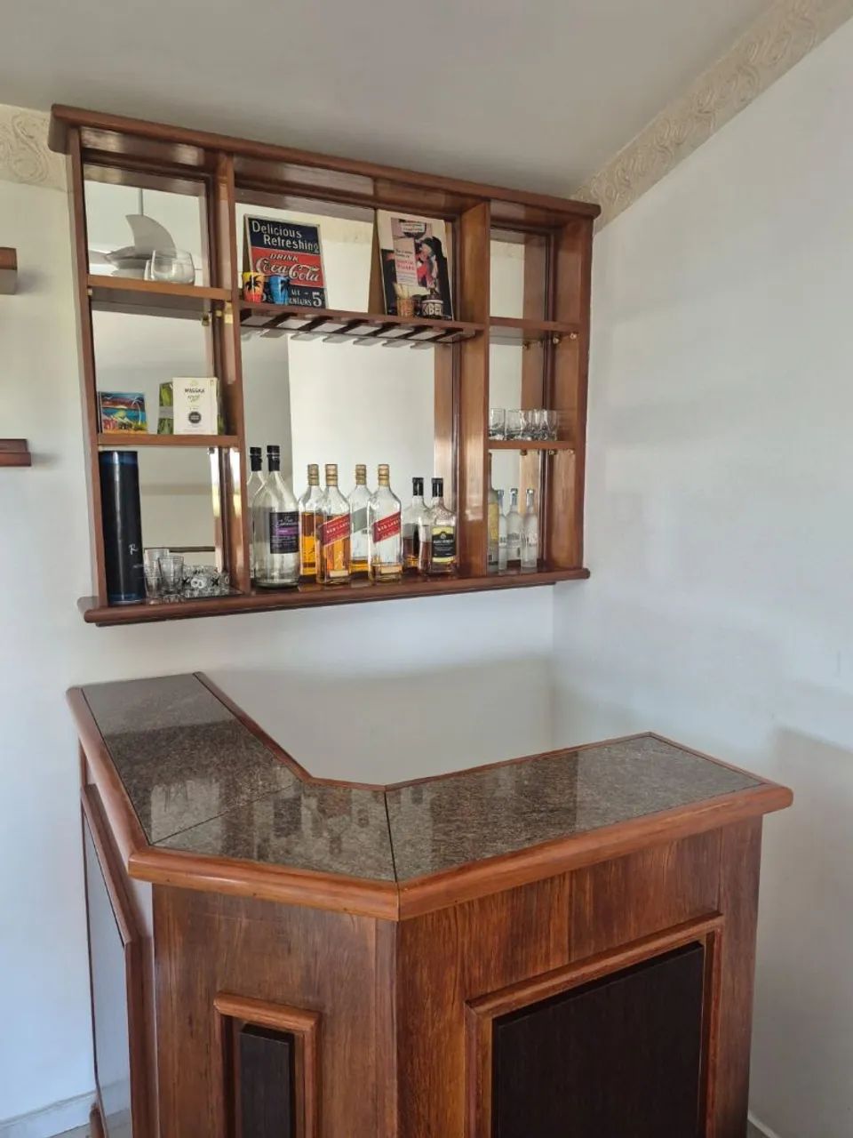 Bar 100% Madeira maciza preço desapego  - Foto 3