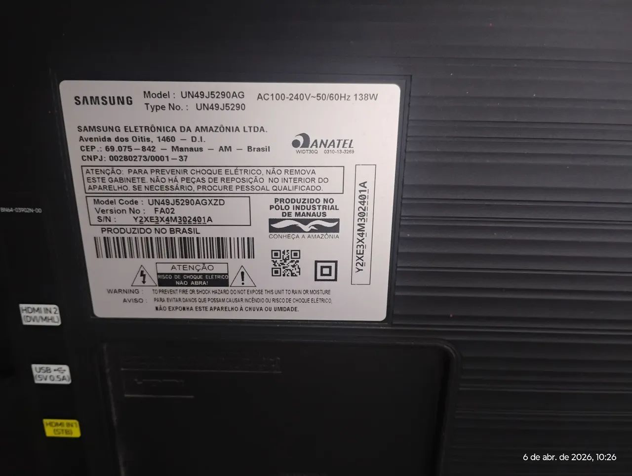 Tv Samsung smart 50 polegadas 