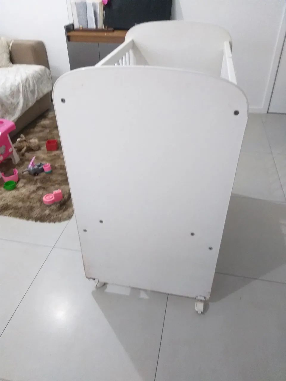 Berço infantil bem usadinho com colchão  - Foto 4