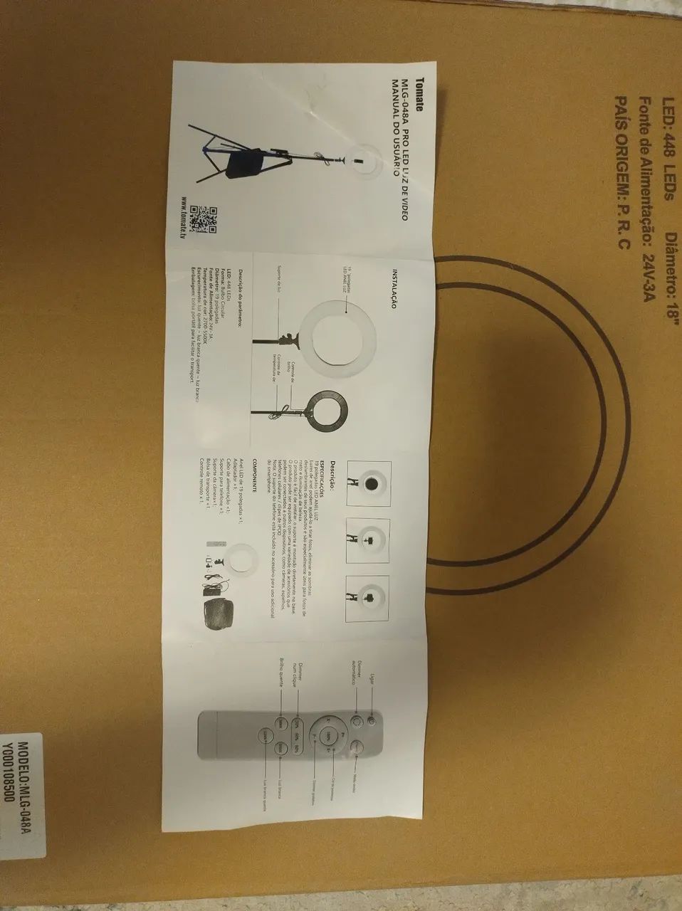 Ring Light TOMATE 048A - Profissional  - Foto 4