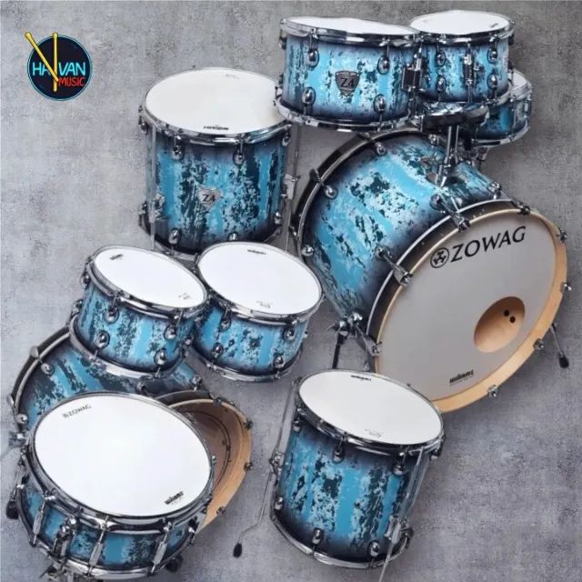 洋楽 GWAR Bateria Zowag Z5 Modern Fusion Madeira Blue Wire Shell Pack