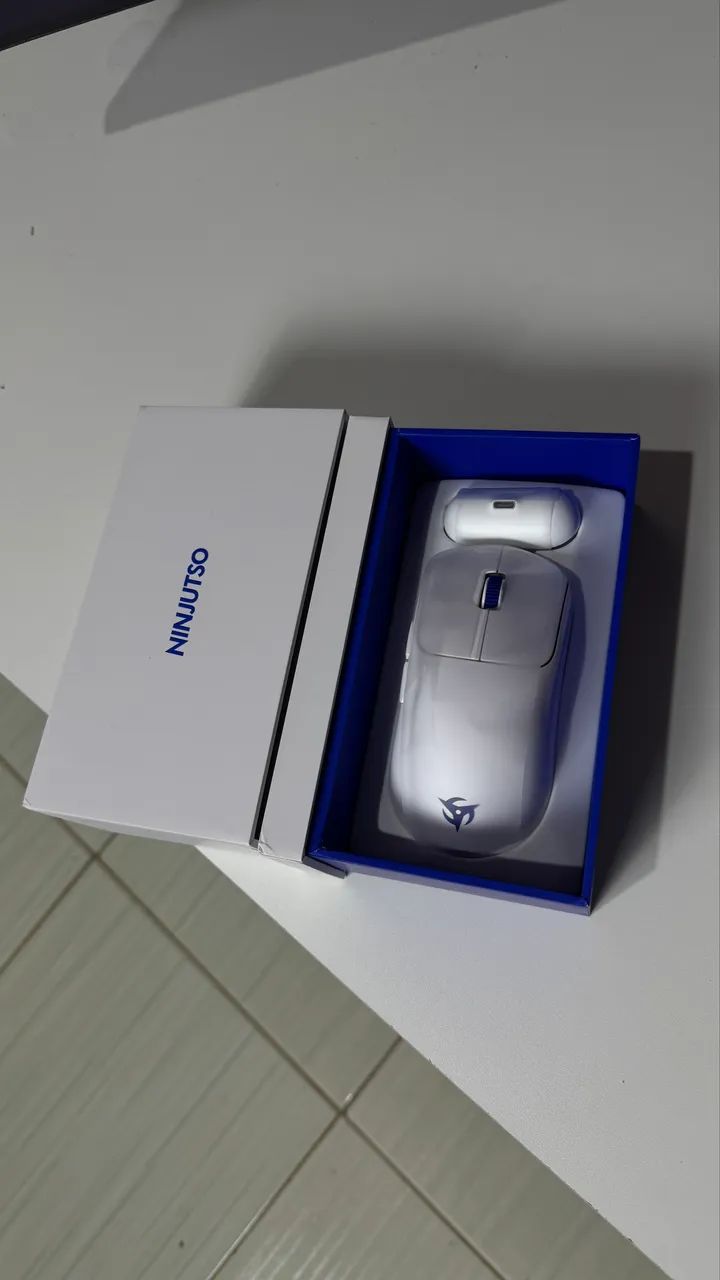 Mouse Ninjutso Ten Air Branco (LACRADO) - Periféricos e Acessórios