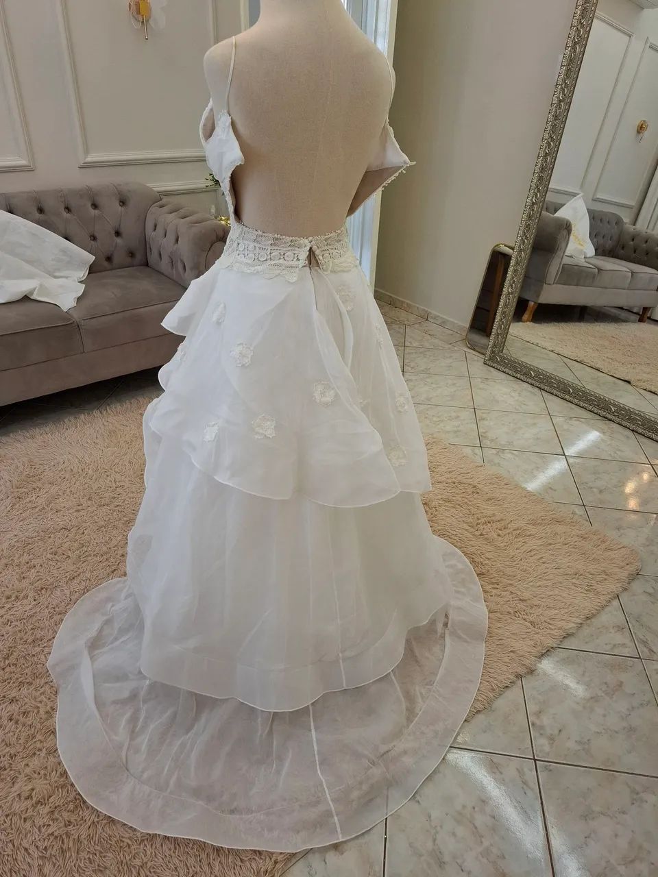 Vestido de noiva em tule  - Foto 4