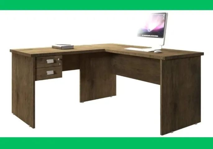 Mesa de Escritório em L - Foto 2
