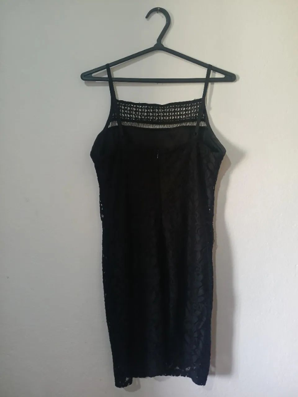 Vestido de renda preto chifon - Foto 4